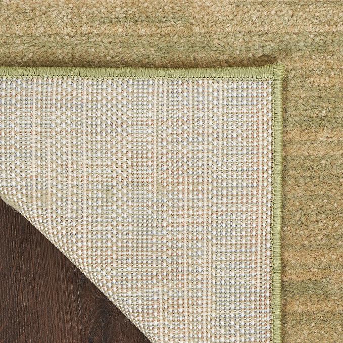 Nourison Home Nourison Essentials Green Gold 5' x 7' Area Rug - Easy Clean, Non Shedding, Bed Room, Living Room, Dining Room, Kitchen (5' x 7')